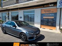 Usata Mercedes C180 AMG 115 CV (84 kW) 2019 Grigio Berlina