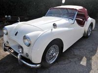 Usata Triumph TR2 90 CV (66 kW) 1955 Oxford white Cabrio