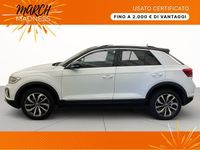 Usata VW T-Roc Style 110 CV (80 kW) 2023 Pure white nero SUV