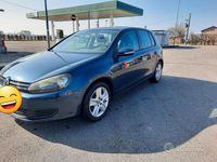 Usata VW Golf VI 110 CV (80 kW) 2008 Blu Utilitaria