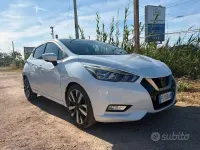 Usata Nissan Micra Tekna 90 CV (66 kW) 2019 Bianco Utilitaria