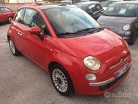 Usata Fiat 500 Lounge 69 CV (50 kW) 2009 Rosso Cabrio