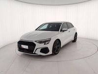 Usata Audi A3 S-Line 150 CV (110 kW) 2021 Bianco metallizzato Berlina