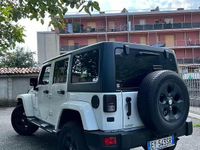 Usata Jeep Wrangler Unlimited Sahara 200 CV (147 kW) 2015 Bianco SUV