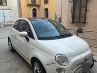 Usata Fiat 500 Lounge 95 CV (69 kW) 2011 Bianco Berlina