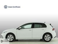Usata VW Golf VIII Life 110 CV (80 kW) 2021 Bianco Utilitaria
