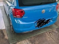 Usata VW Polo 95 CV (69 kW) 2018 Blu Berlina