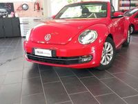 Usata VW Beetle Cabriolet Design 105 CV (77 kW) 2013 Rosso Cabrio