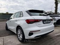 Usata Audi A3 Advanced 150 CV (110 kW) 2021 Bianco Berlina