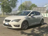 Usata Seat Leon FR 125 CV (91 kW) 2014 Bianco Berlina