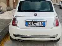 Usata Fiat 500 75 CV (55 kW) 2009 Bianco Cabrio
