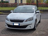 Usata Peugeot 308 Active 110 CV (80 kW) 2015 Bianco Berlina