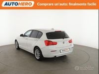 Usata BMW 118 Advantage 149 CV (109 kW) 2019 Bianco Utilitaria
