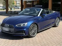 Usata Audi A5 Cabriolet Sport 190 CV (139 kW) 2018 Blu/azzurro Cabrio