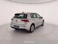 Usata VW Golf VIII Life 110 CV (80 kW) 2020 Argento Berlina