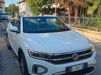 Usata VW T-Roc Cabriolet 110 CV (80 kW) 2022 Bianco Cabrio