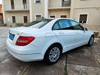 Usata Mercedes C220 Elegance 172 CV (126 kW) 2013 Bianco Berlina