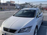 Usata Seat Leon ST Style 110 CV (80 kW) 2017 Bianco Station wagon