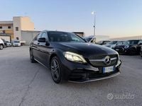 Usata Mercedes C220 194 CV (142 kW) 2018 Nero Station wagon