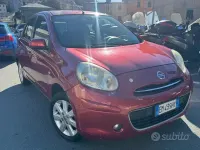 Usata Nissan Micra 80 CV (58 kW) 2012 Rosso Utilitaria