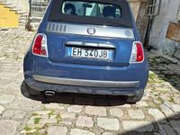 Usata Fiat 500C 95 CV (69 kW) 2011 Blu Cabrio