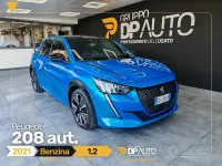 Usata Peugeot 208 GT-line 101 CV (74 kW) 2021 Blu/azzurro Utilitaria