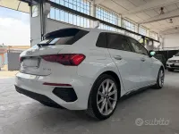 Usata Audi A3 Black Edition 150 CV (110 kW) 2020 Bianco Berlina