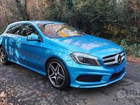 Usata Mercedes A200 Premium 136 CV (100 kW) 2015 Blu Berlina