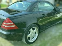 Usata Mercedes SLK320 AMG 218 CV (160 kW) 2001 Nero Cabrio