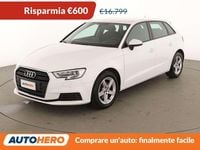Usata Audi A3 150 CV (110 kW) 2017 Bianco Berlina