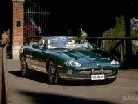 Usata Jaguar XKR 396 CV (291 kW) 2004 Verde Cabrio
