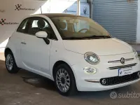 Usata Fiat 500 Lounge 95 CV (69 kW) 2016 Bianco Berlina