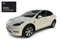 Usata Tesla Model Y Long Range AWD 258 kW (351 CV) 2021 Pearl white multicoat SUV