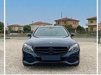 Usata Mercedes C220 Premium Plus 170 CV (125 kW) 2018 Blu Berlina