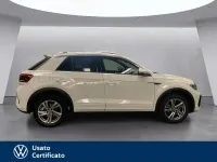 Usata VW T-Roc R-line 150 CV (110 kW) 2023 Bianco pastello SUV