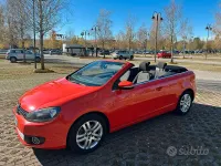 Usata VW Golf VII 140 CV (102 kW) 2012 Arancione Cabrio