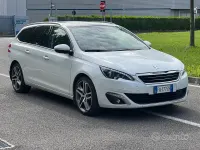 Usata Peugeot 308 GT-line 120 CV (88 kW) 2015 Bianco Station wagon