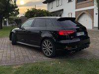 Usata Audi S3 Ambiente 310 CV (228 kW) 2017 Nero Berlina