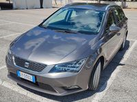 Usata Seat Leon ST 110 CV (80 kW) 2015 Grigio Station wagon