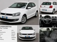 Usata VW Polo United 60 CV (44 kW) 2011 Bianco Utilitaria