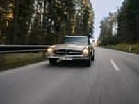 Usata Mercedes SL280 170 CV (125 kW) 1969 Oro Cabrio