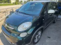 Usata Fiat 500L Trekking 105 CV (77 kW) 2014 Verde metallizzato Monovolume