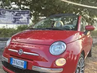Usata Fiat 500C Lounge 69 CV (50 kW) 2009 Rosso Cabrio