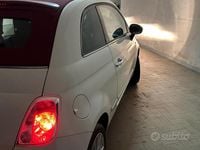 Usata Fiat 500 Lounge 2013 Bianco Cabrio