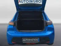Usata Peugeot e-208 GT-line 56 kW (77 CV) 2020 Blu elettrico Utilitaria