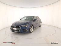 Usata Audi A3 S-Line 150 CV (110 kW) 2024 Blu Berlina