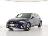 Usata Audi A3 Advanced 110 CV (80 kW) 2023 Blu/azzurro Berlina