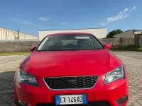 Usata Seat Leon 105 CV (77 kW) 2014 Rosso Berlina