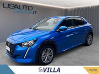 Usata Peugeot e-208 Allure 56 kW (77 CV) 2020 Blu/azzurro Utilitaria