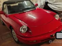 Usata Alfa Romeo Spider 122 CV (89 kW) 1990 Rosso Cabrio